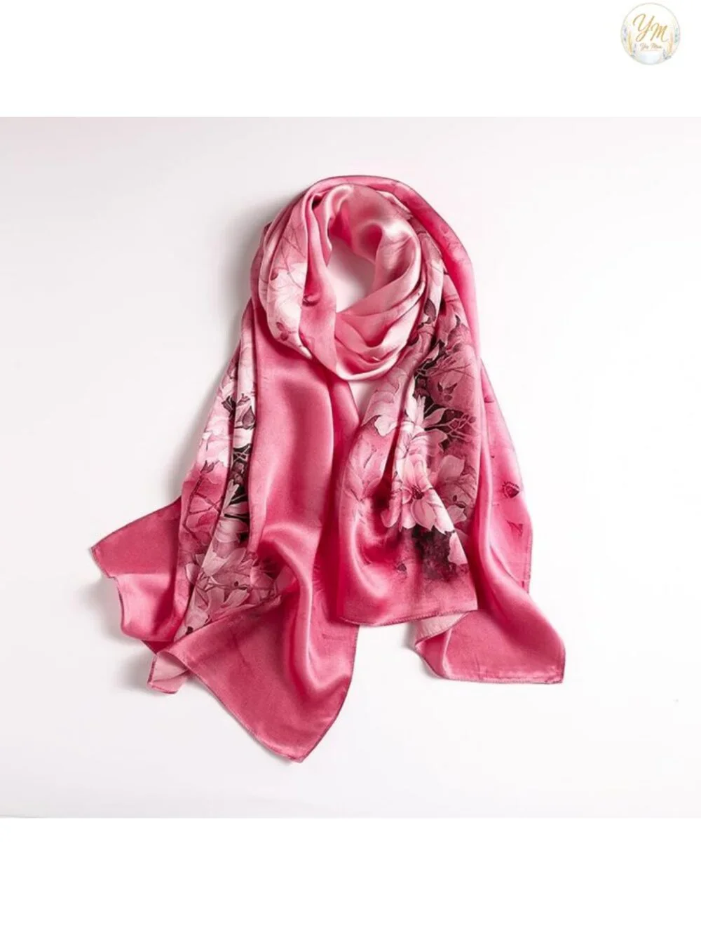 100% Mulberry Silk Long Scarf for Women Large Oblong Shawls Wrap